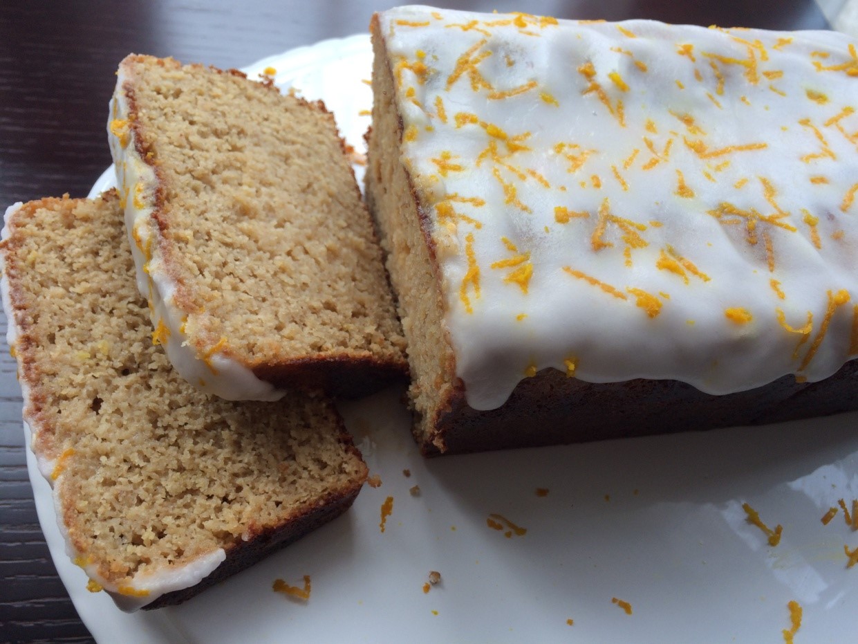 Protein Rose and Grapefruit Drizzle Cake