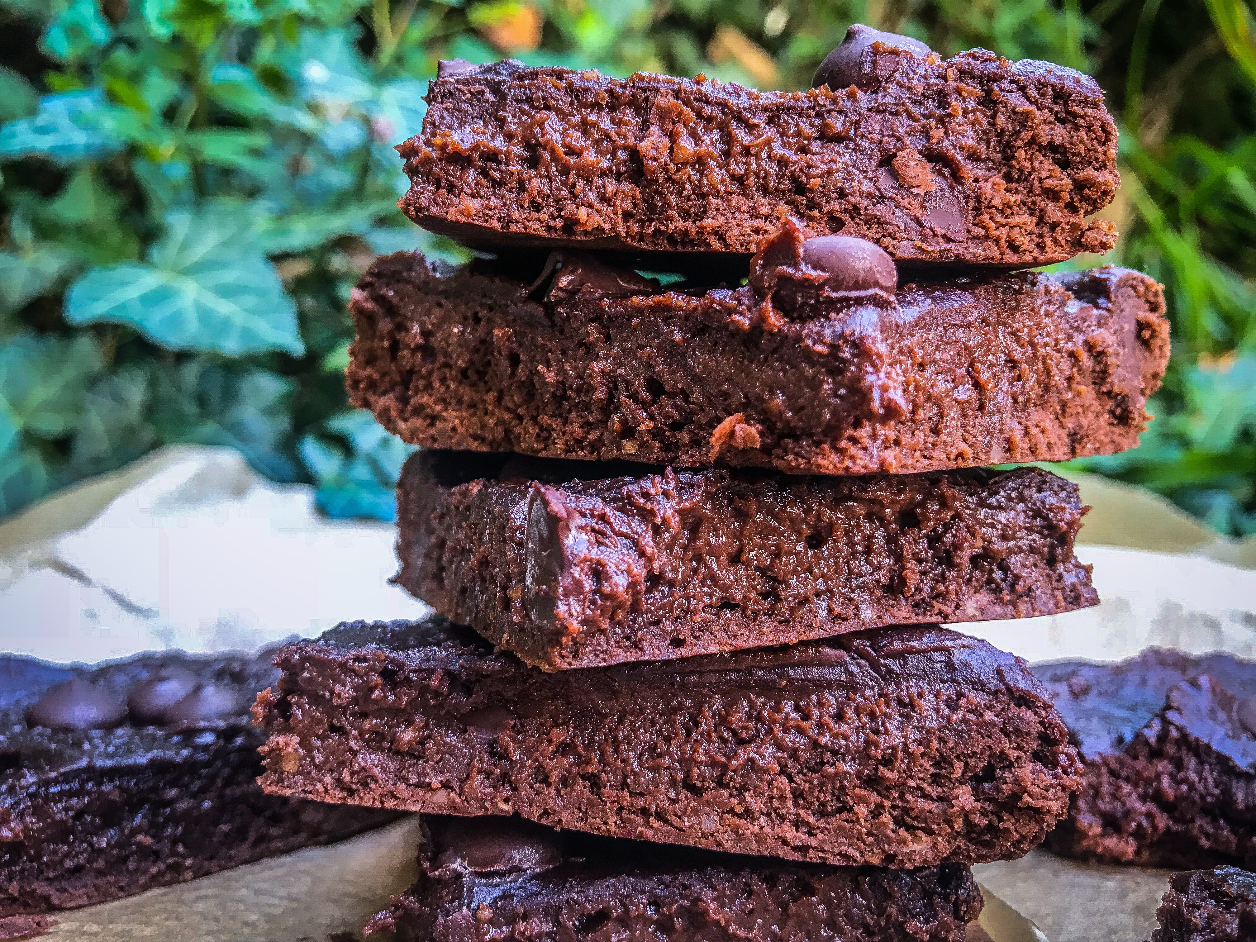 Fudgy Chickpea Protein Brownies