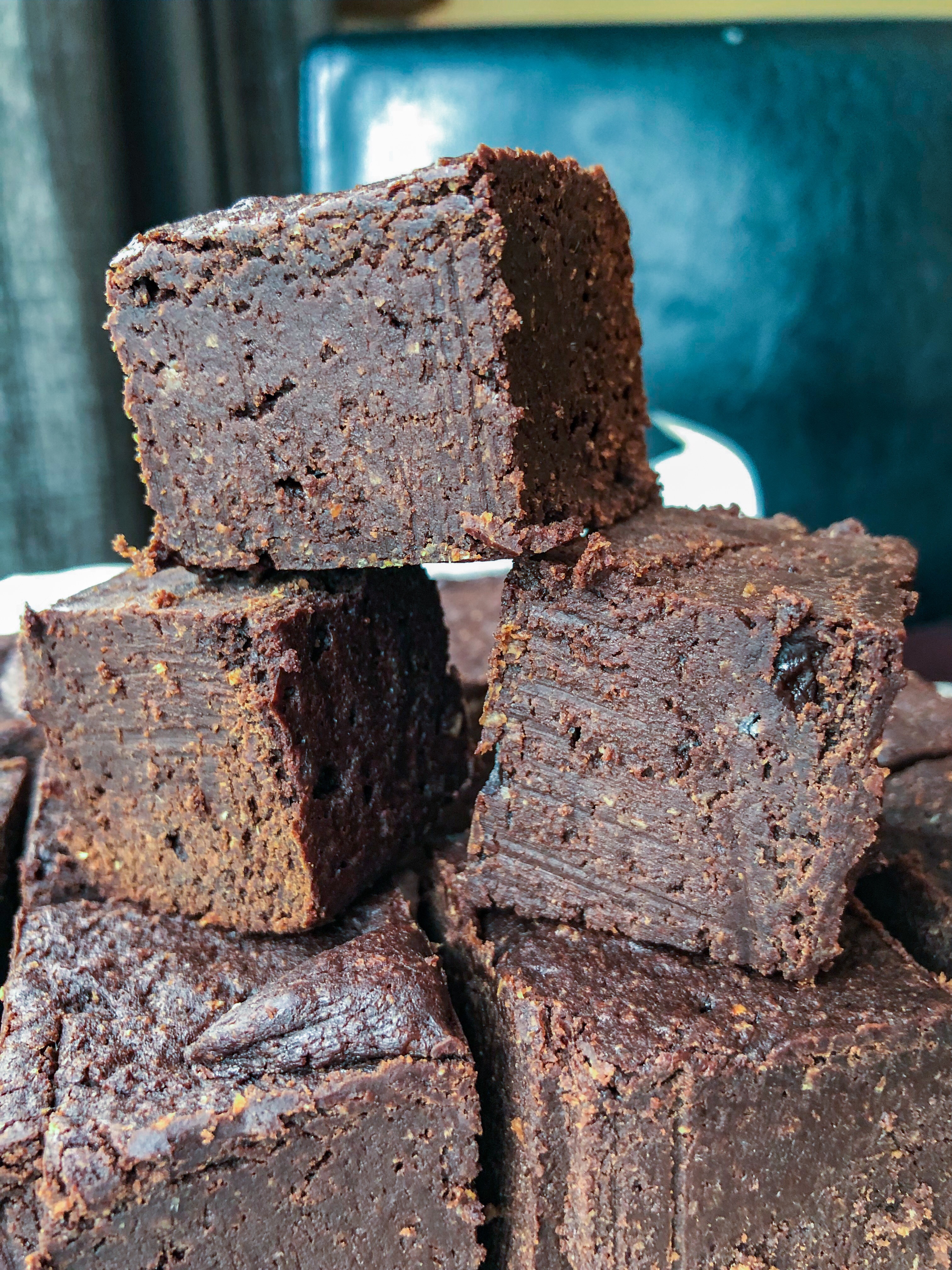 Fudgy Peanut Chocolate Brownies