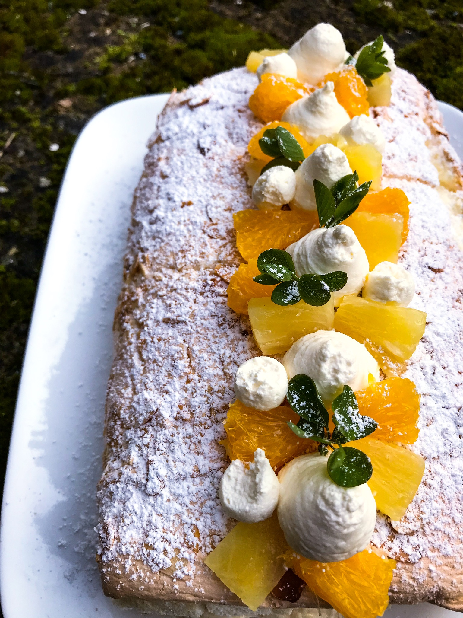 Tropical Meringue Roulade