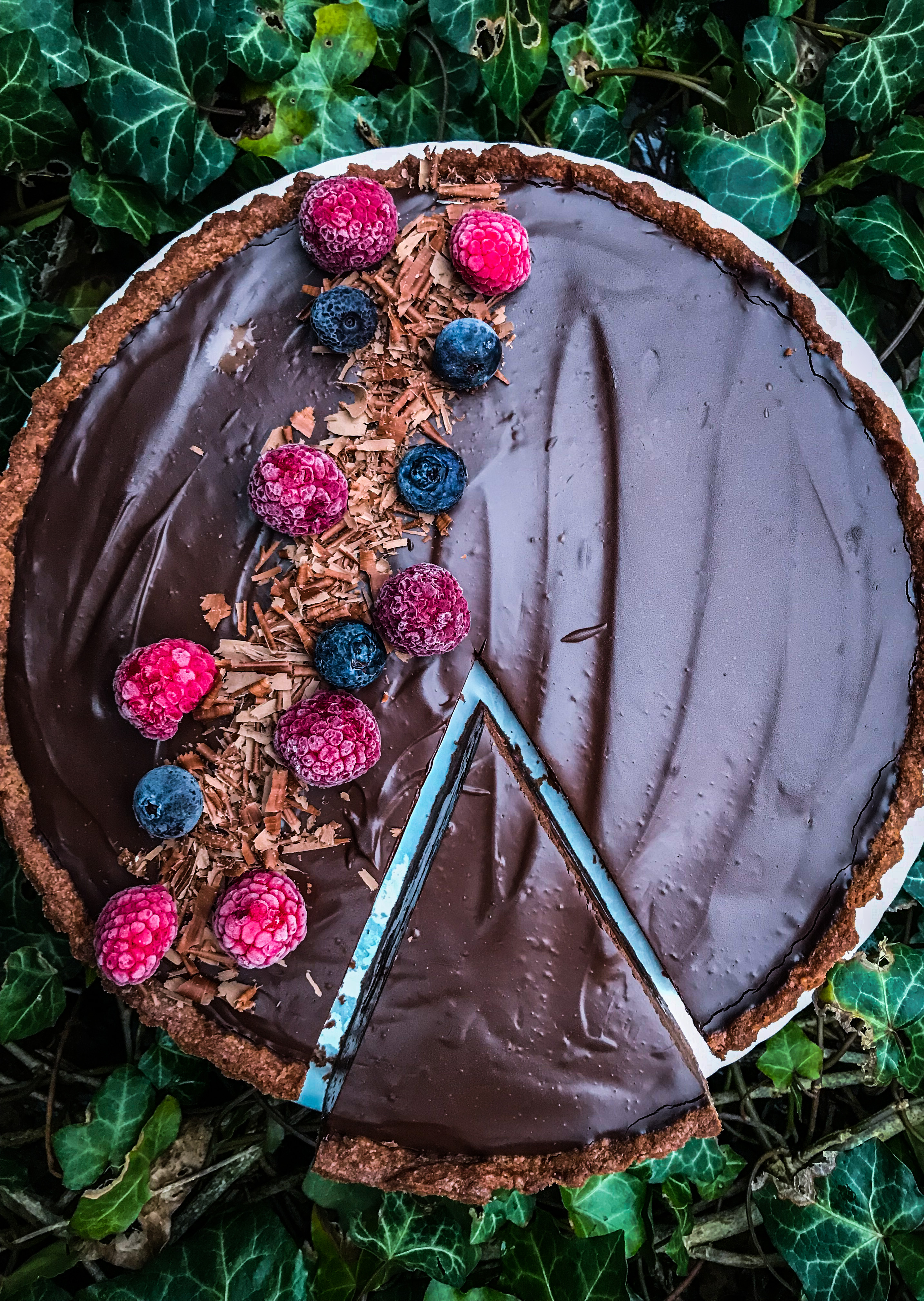 Decadent Chocolate Summer Berry Tart