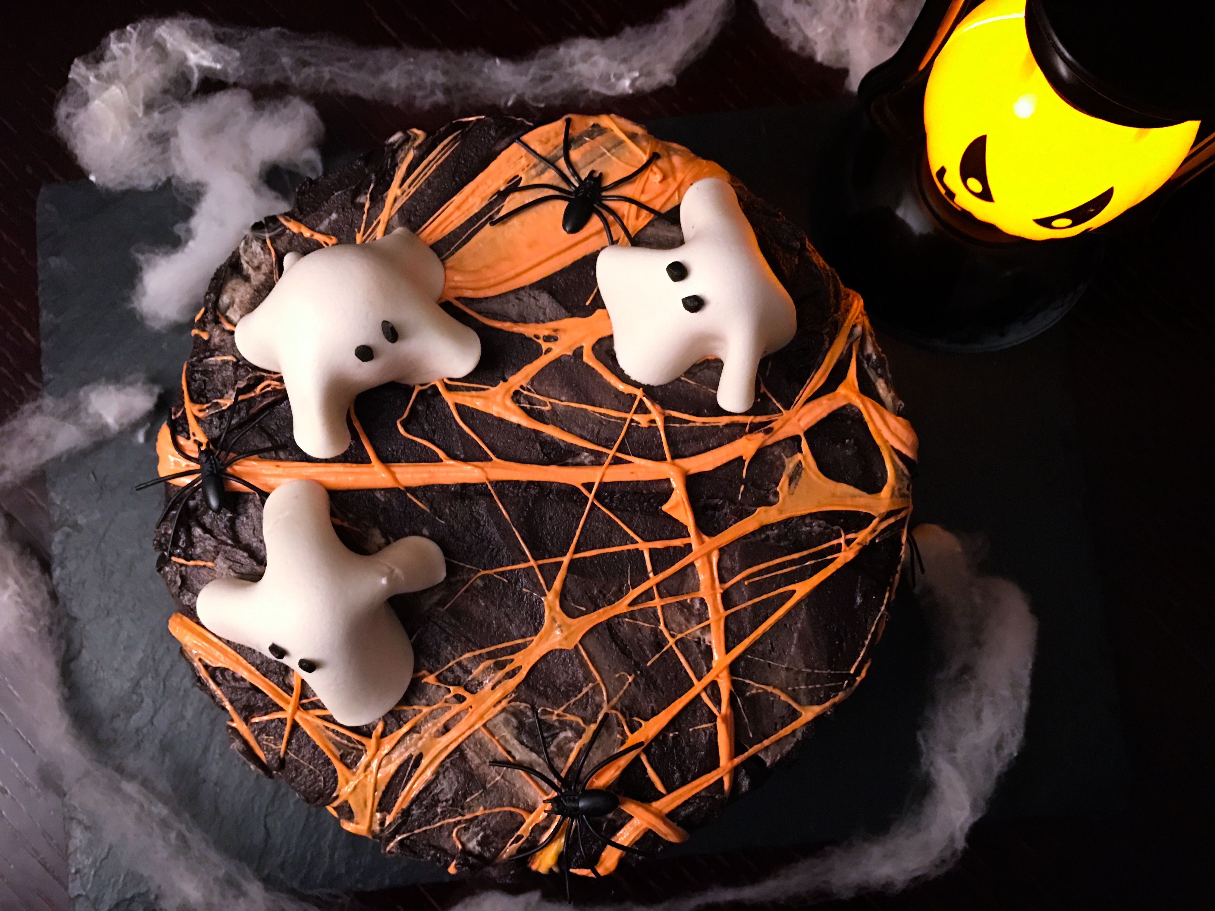 Spooky wooky Chocolate and Peanut Cake