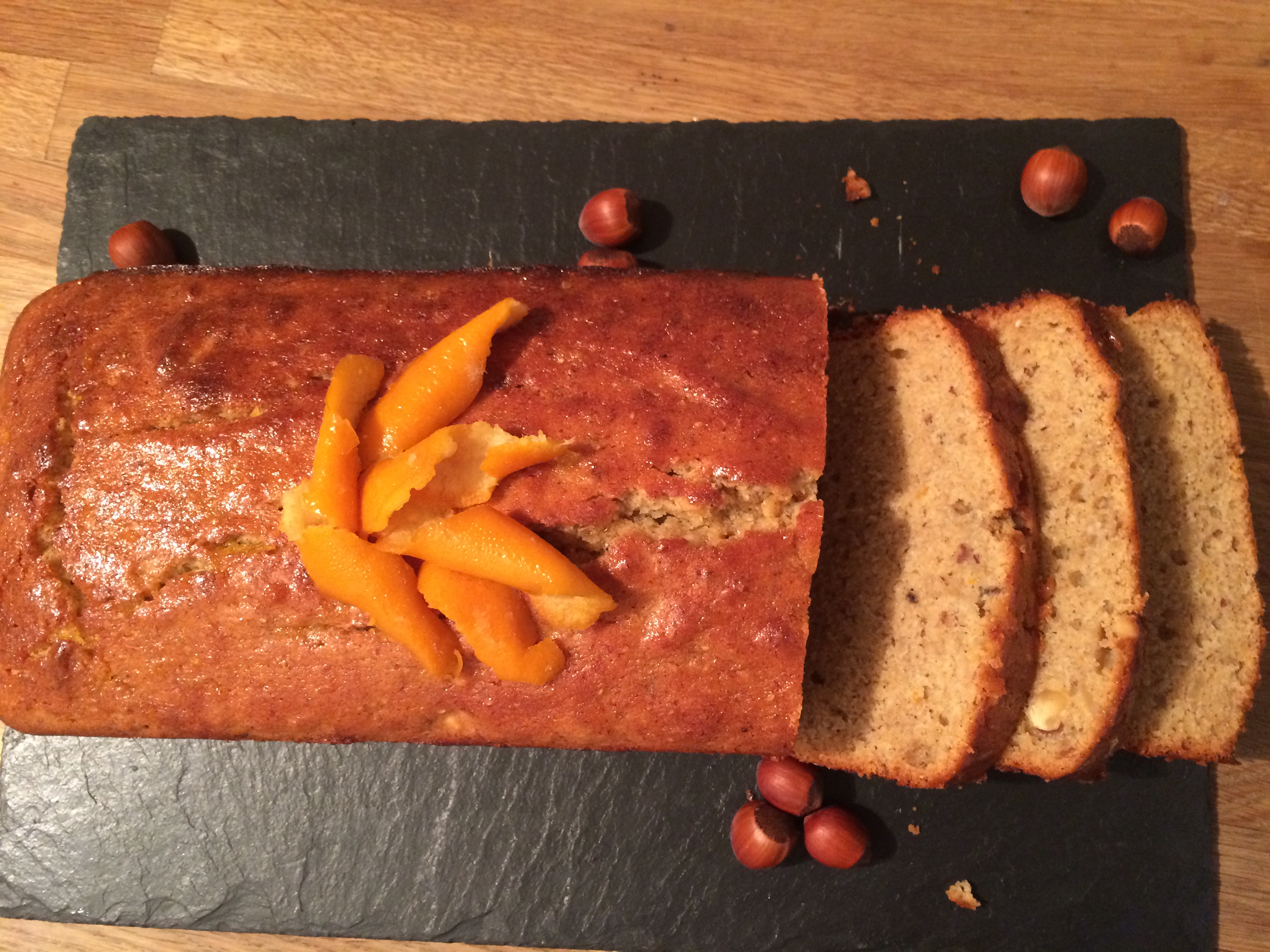 Hazelnut and Banana Bread