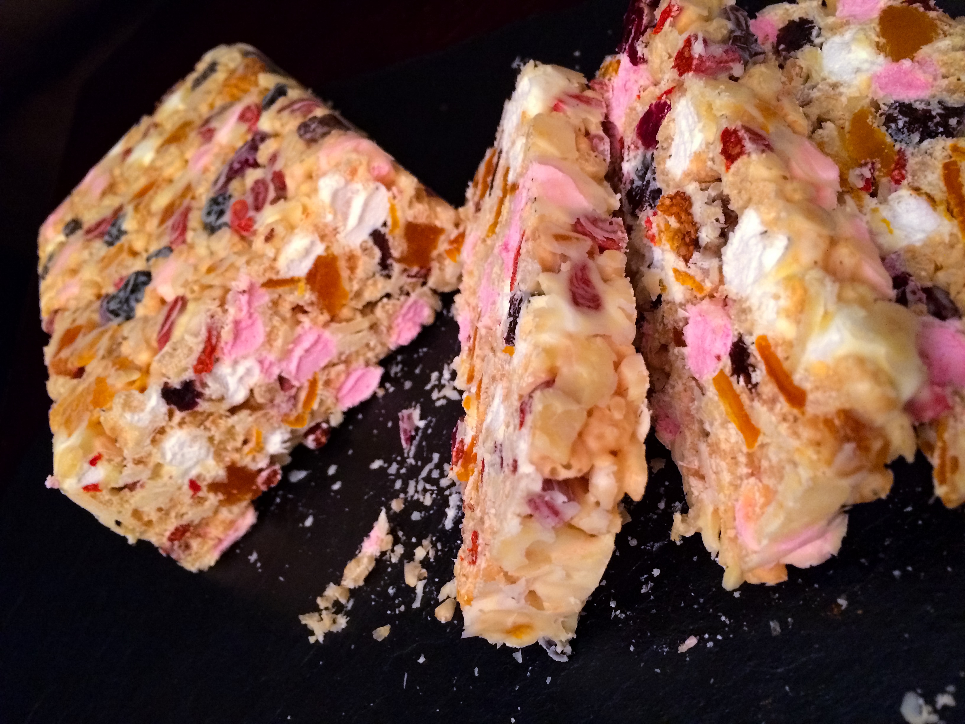 Fruity White Chocolate Rocky Road