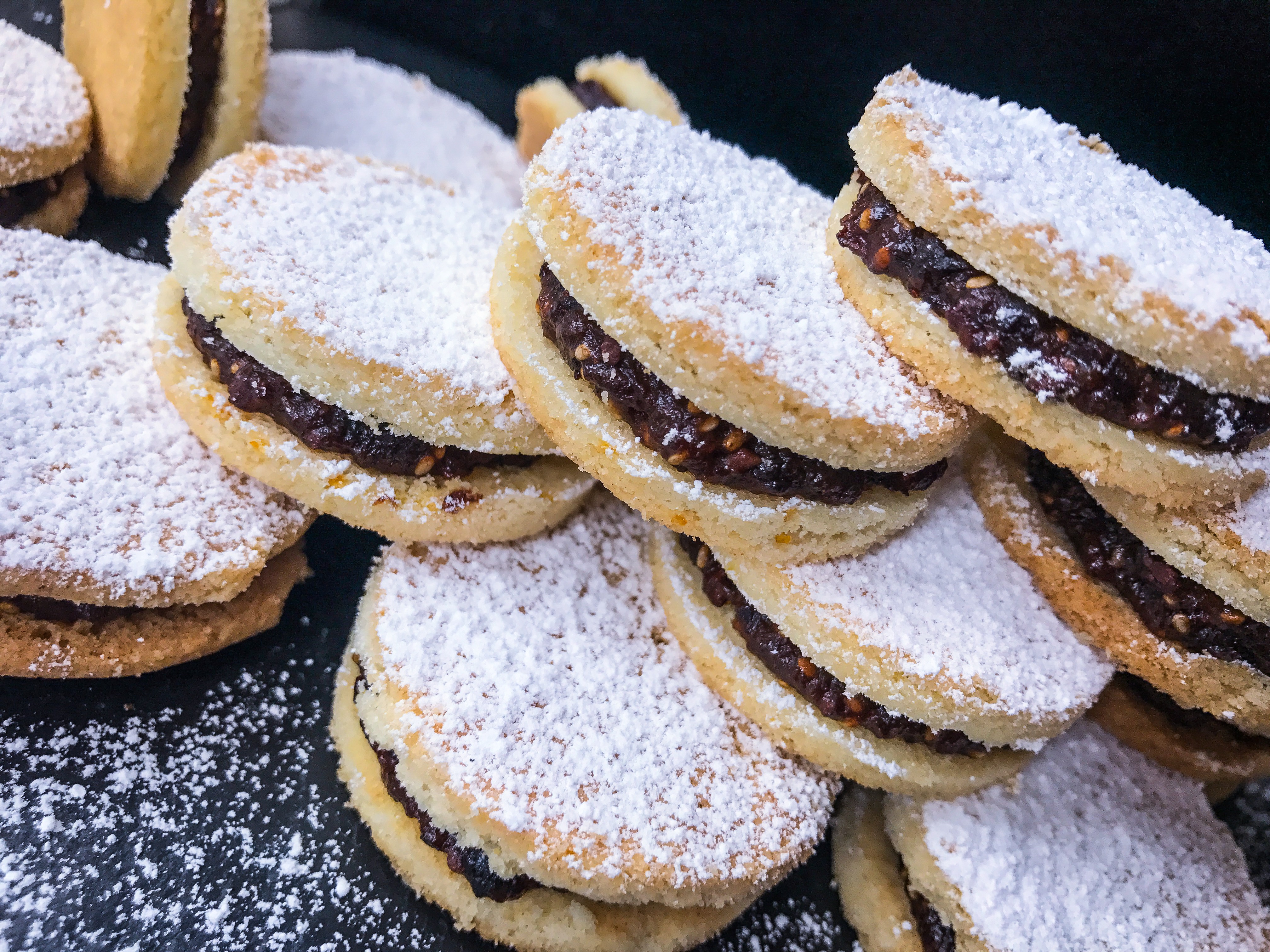 Dark Rum Prune and Orange Cookies