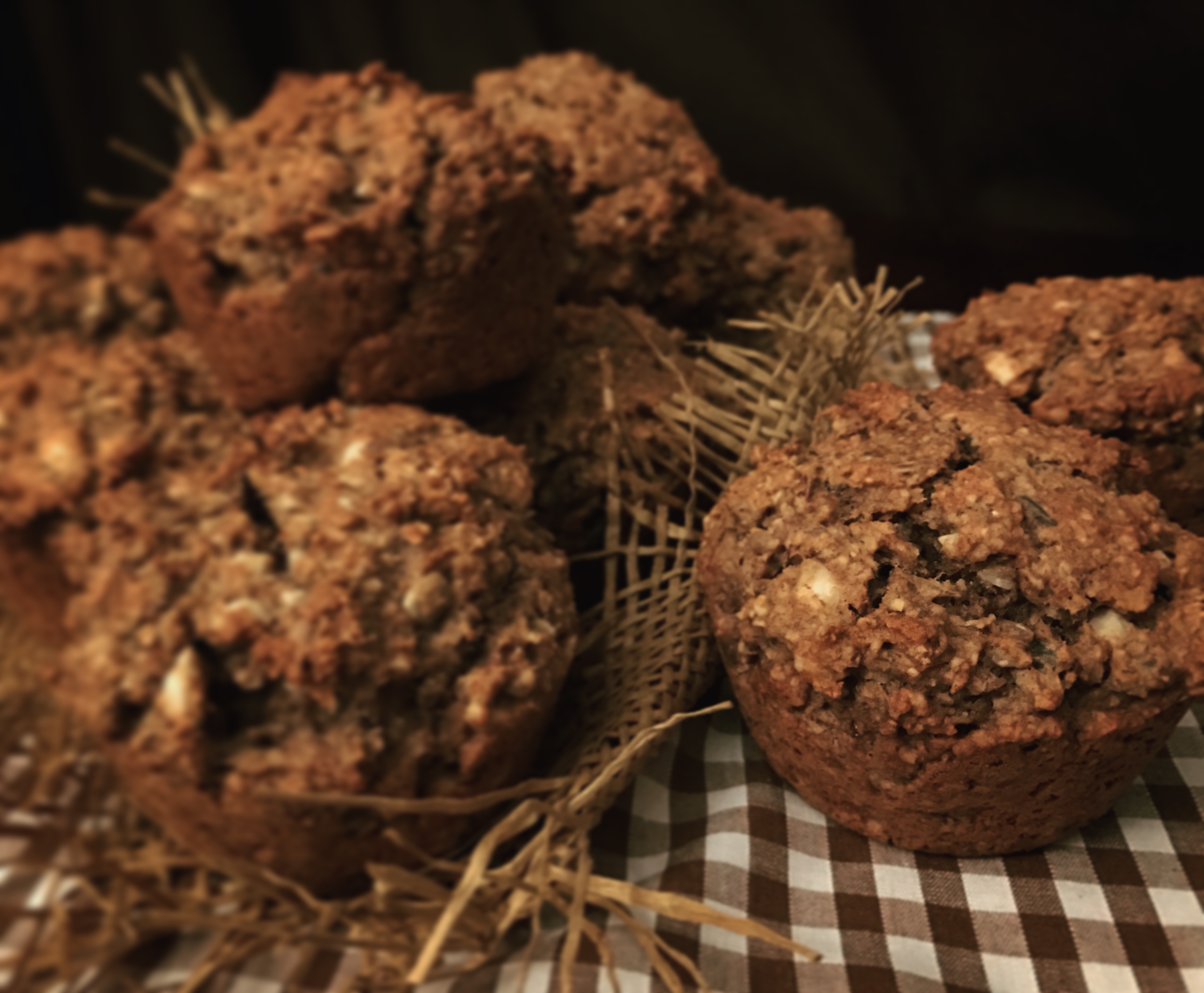 Wholesome Banana and Oat muffins
