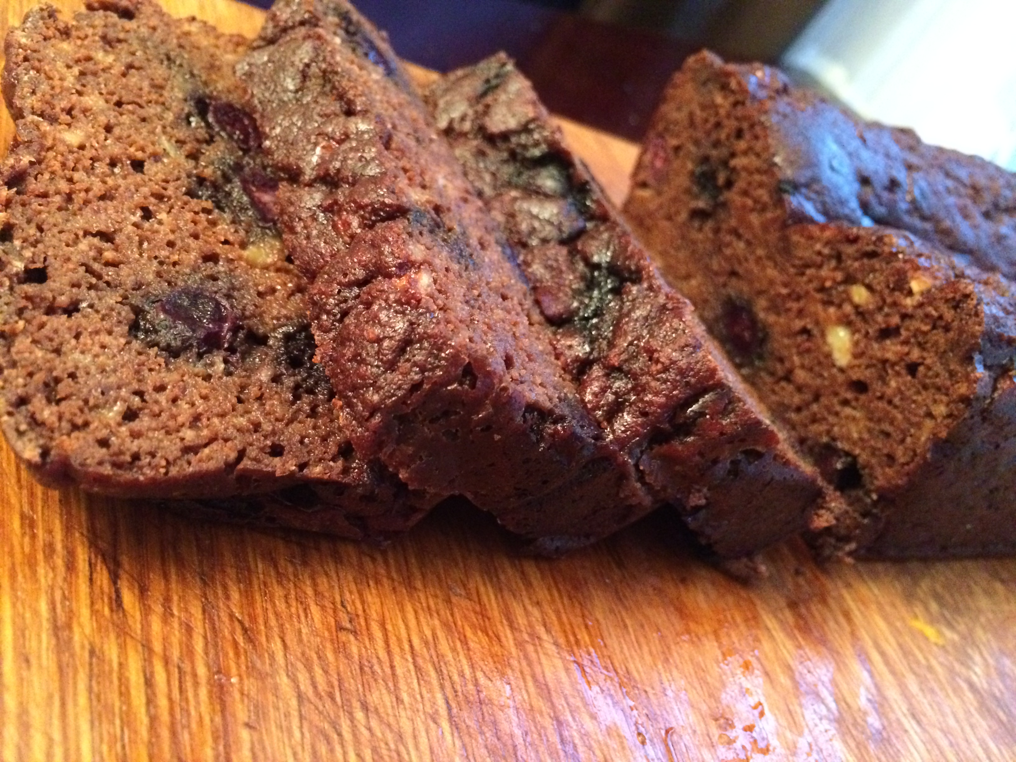 Protein Chocolate and Blueberry Cake