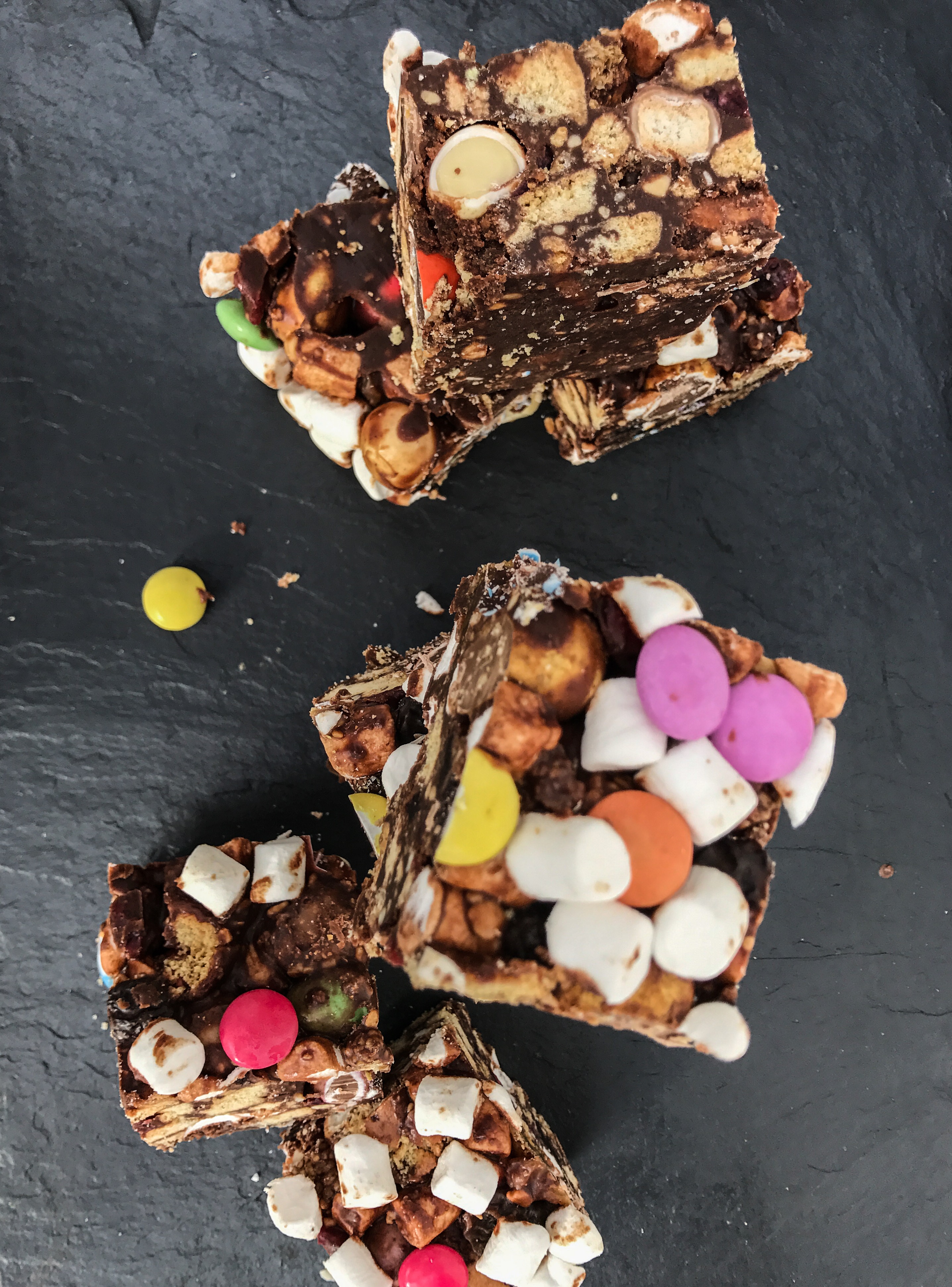Just add anything rocky road